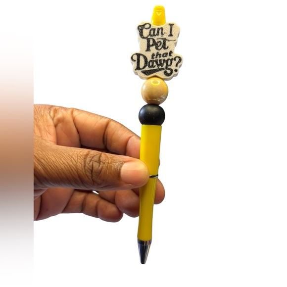 Can I Pet that Dog Handmade Pen - Picture 2 of 2